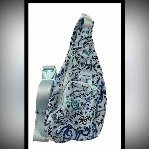 Vera Bradley Bags Vera Bradley Reactive Mini Sling Backpack Nwt Mint Sea Life Poshmark